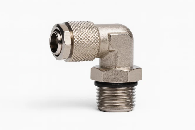 PNÖMATİK METAL SOMUN SIKMALI SABİT DİRSEK