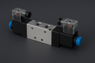 3/2 ÇİFT BOBİN PNÖMATİK VALF