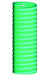 AKSAY / SAYFLEX GÖNEN ST Yeşil Spiral Standart Hizmet Verici Hortumu